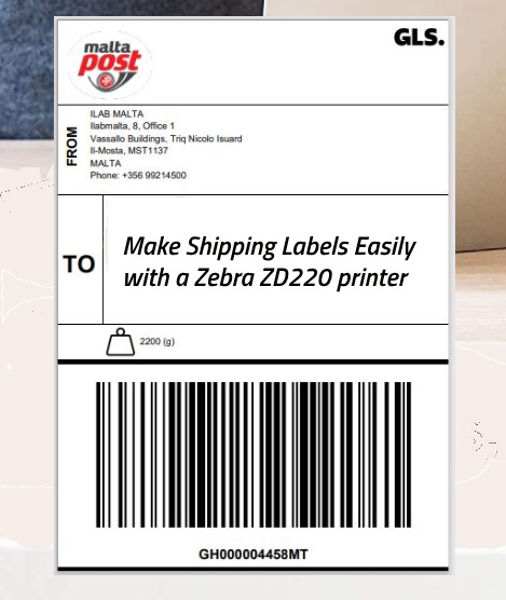 Picture of Zebra ZD220 Shipping Label Printer Bundle Offer